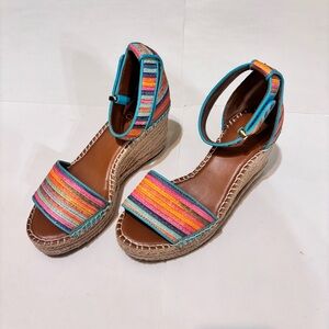 Franco Sarto Multicolor Espadrille Wedges